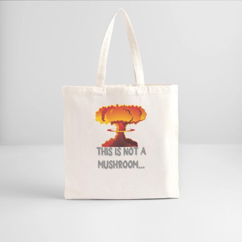Not Mushroom Cloud Warning Power Atomic Impact Tee