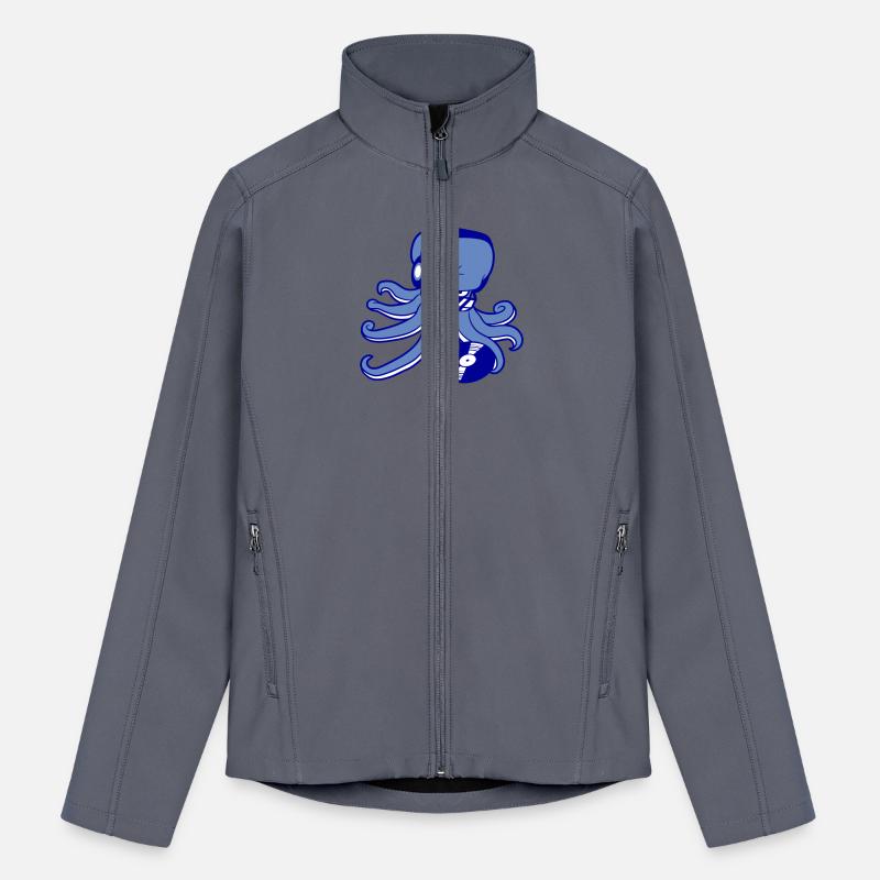 Octopus DJ Kraken Squid Mixer Cool Music Party Fun