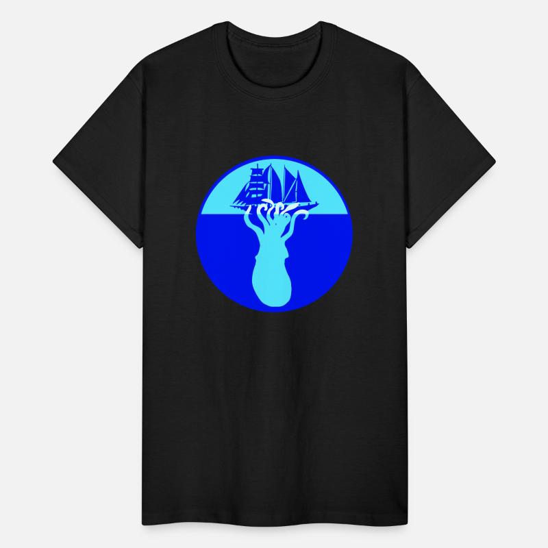 Octopus Ship Attack Sailing Sailboat Sea Monster