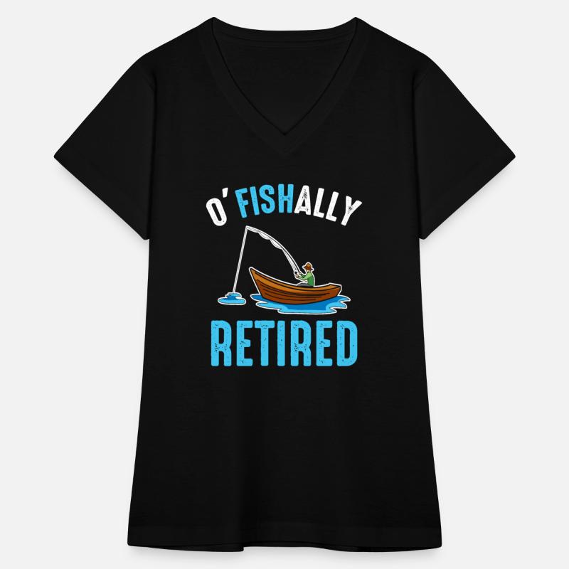 O'Fishally Retired Funny Fisherman Retirement