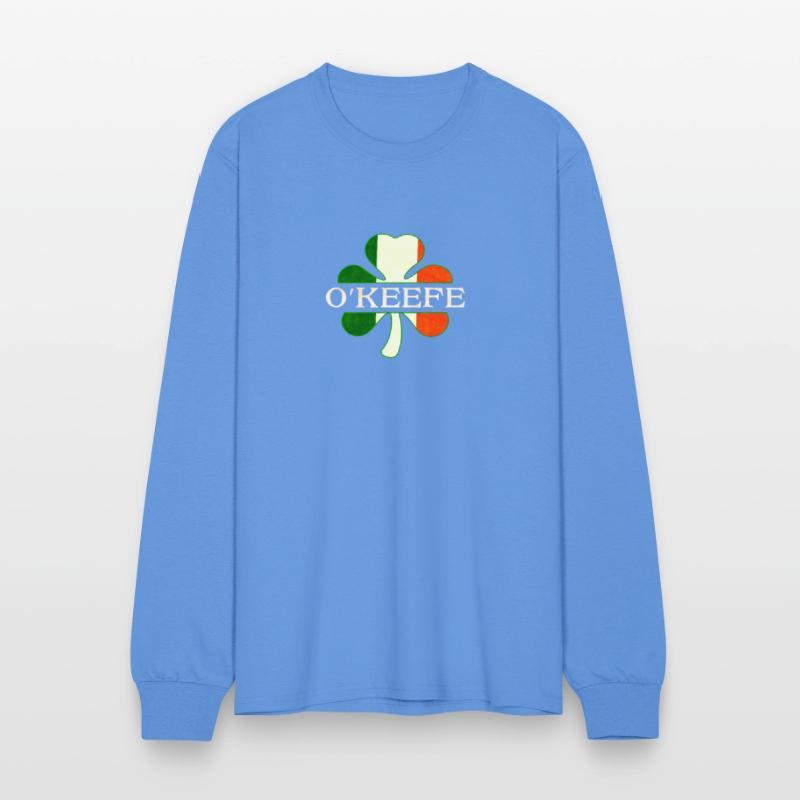 O'keefe Irish Surname Ireland Flag Shamrock