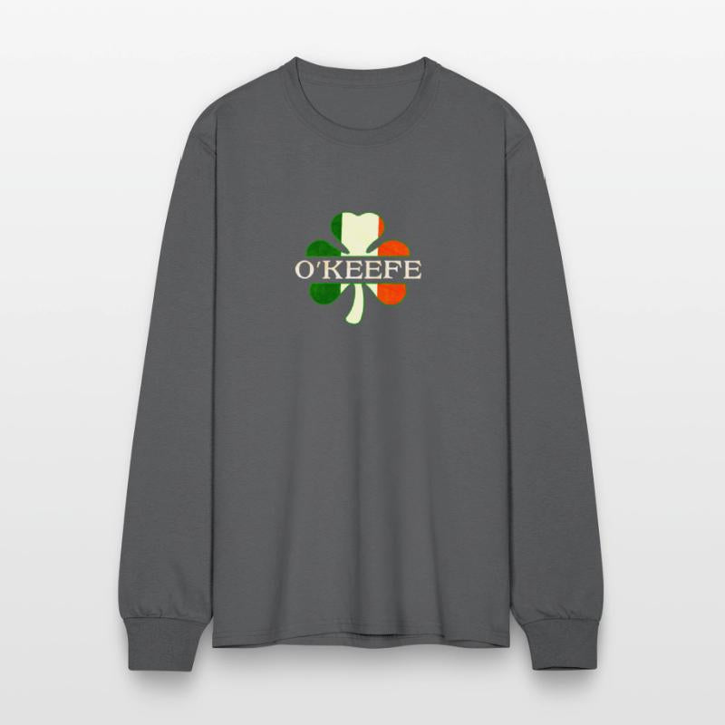 O'keefe Irish Surname Ireland Flag Shamrock