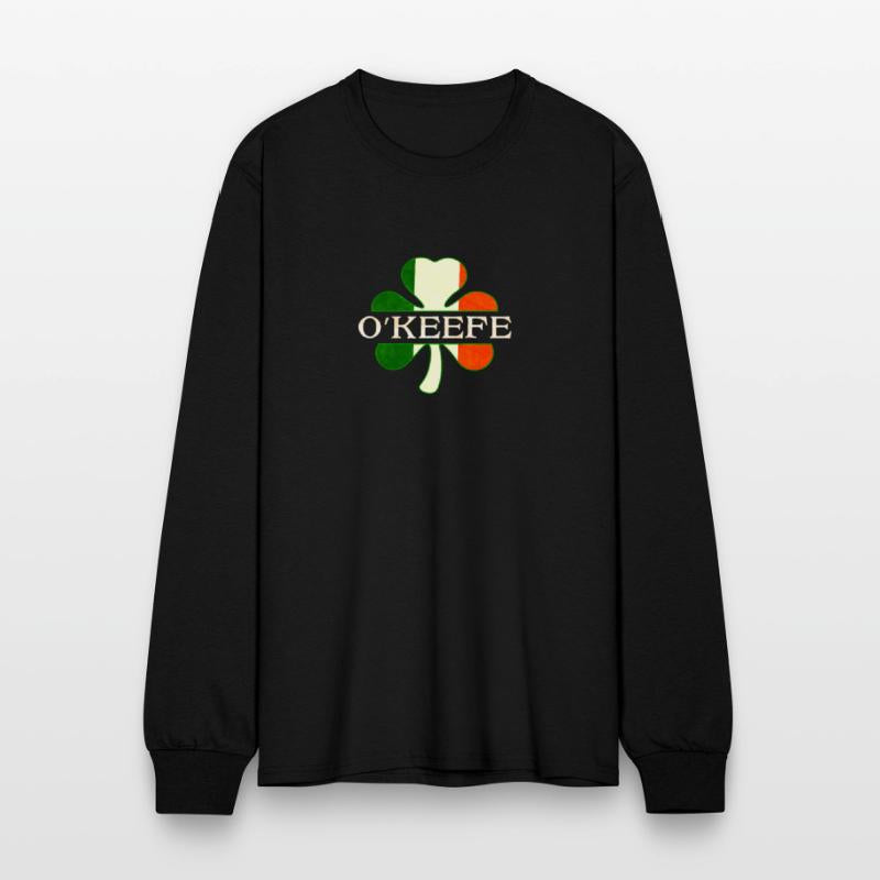 O'keefe Irish Surname Ireland Flag Shamrock