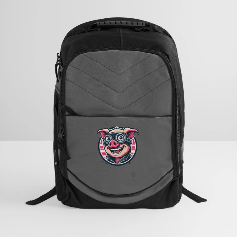 Old School Biker Pig