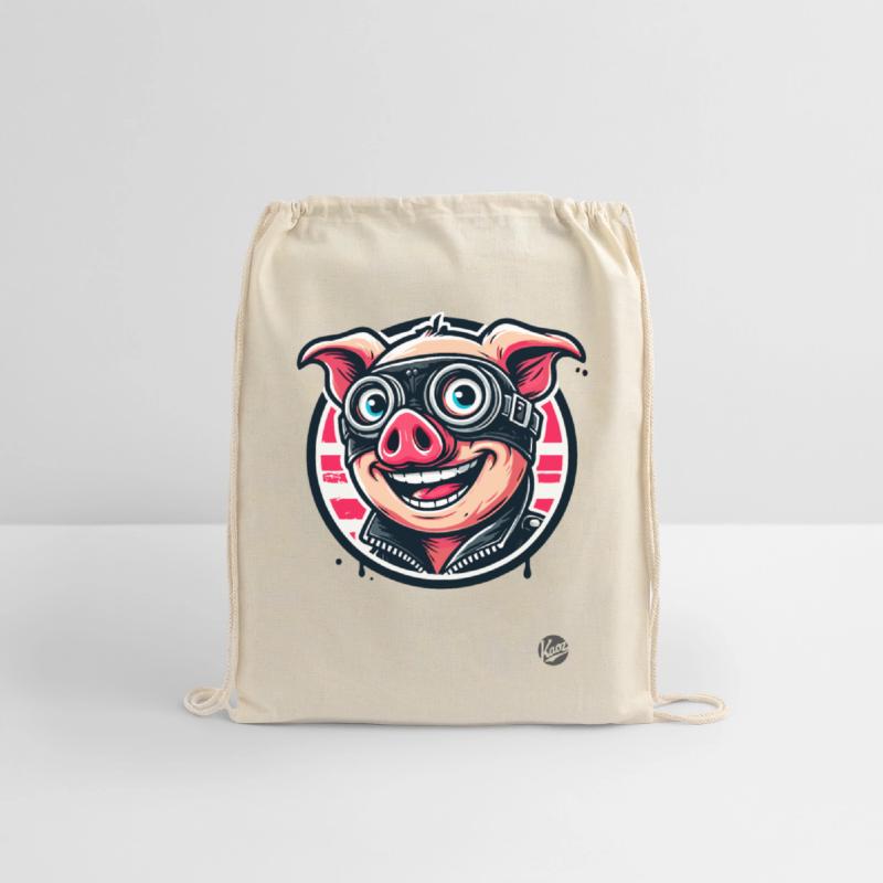 Old School Biker Pig