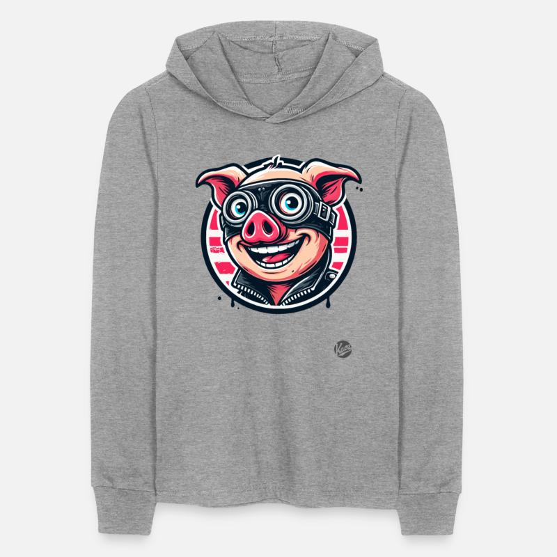 Old School Biker Pig