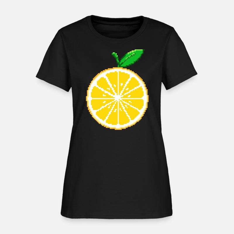 orange fruit in digital pixel style