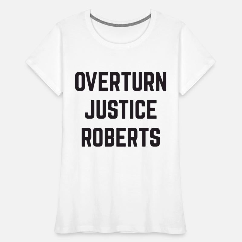 Overturn Roberts Black Text