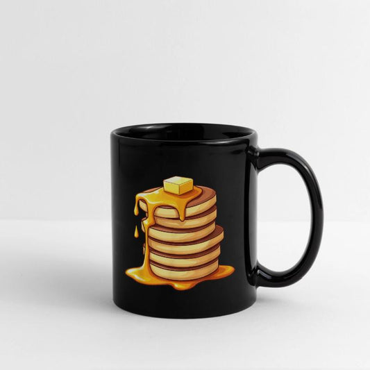 Pancakes with Syrup and Butter Art