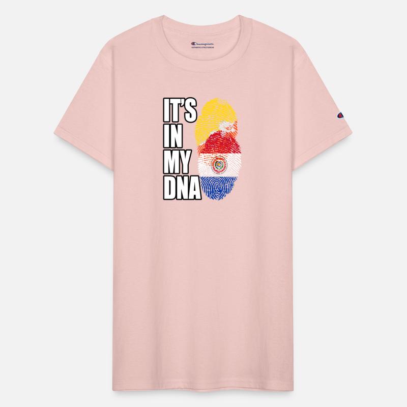 Paraguayan And Bhutanese Mix Heritage DNA Flag