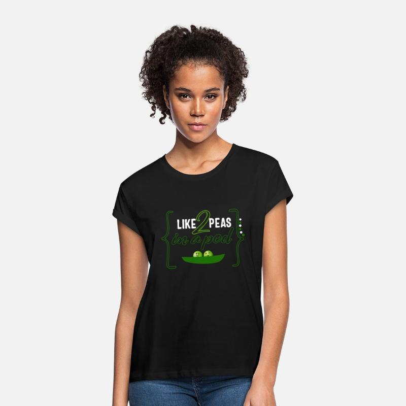 Peas Vegetable Shirt, Like 2 Peas In Pod,