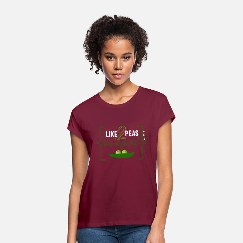 Peas Vegetable Shirt, Like 2 Peas In Pod,
