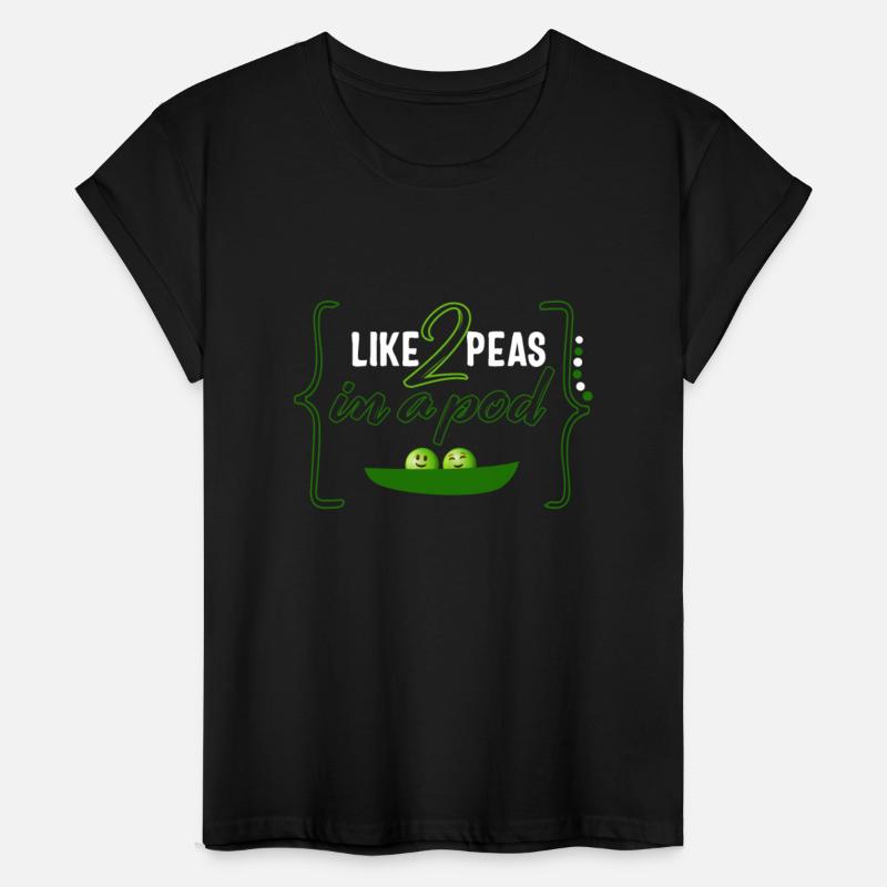 Peas Vegetable Shirt, Like 2 Peas In Pod,