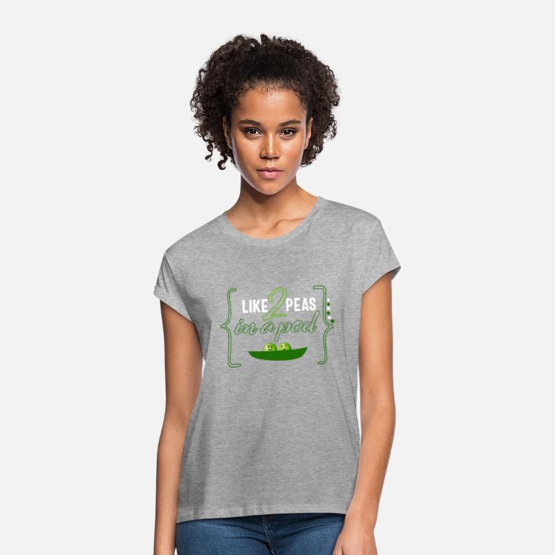 Peas Vegetable Shirt, Like 2 Peas In Pod,