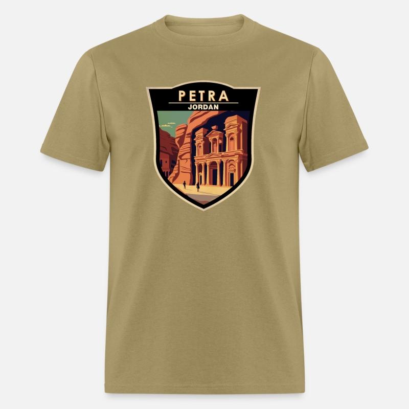 Petra Jordan Travel Art Badge