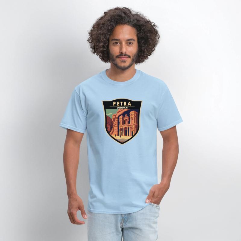 Petra Jordan Travel Art Badge