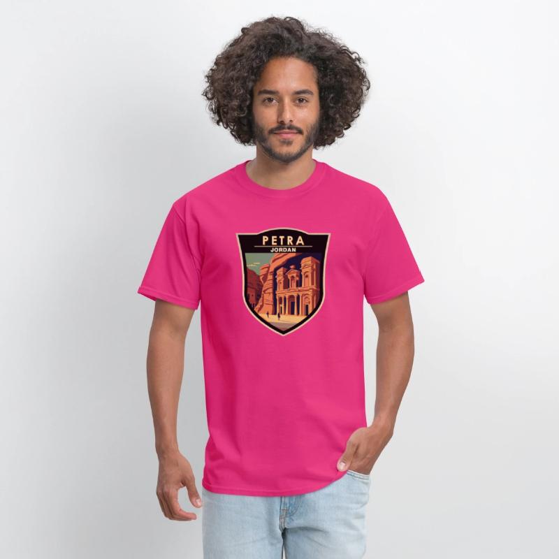 Petra Jordan Travel Art Badge