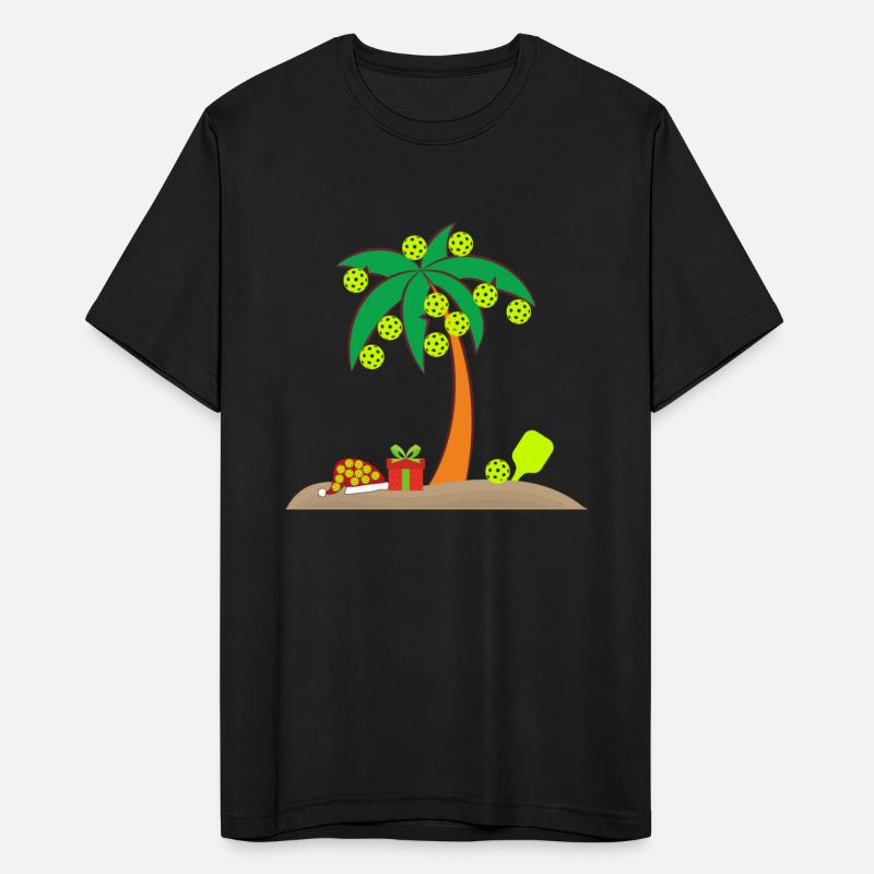 Pickleball Palm Tree Christmas