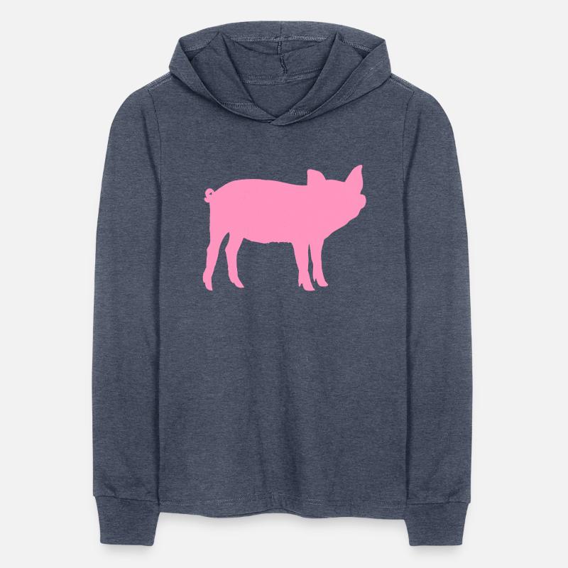 Pig Silhouette I Love pigs pink piggy piglet