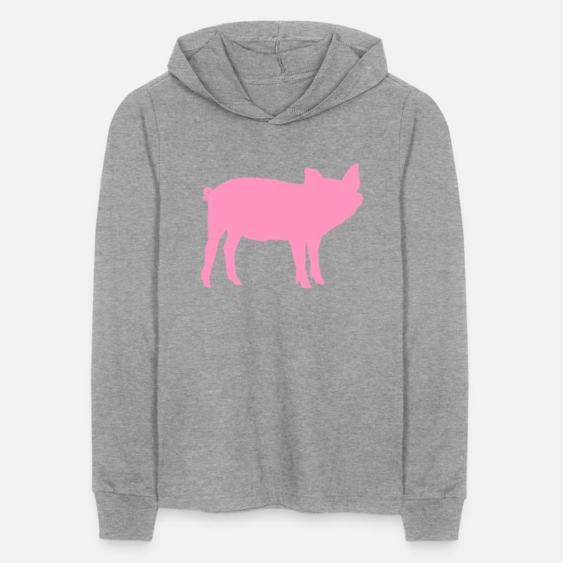 Pig Silhouette I Love pigs pink piggy piglet