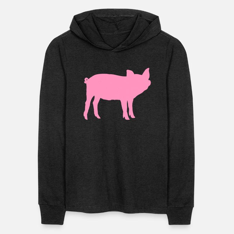 Pig Silhouette I Love pigs pink piggy piglet