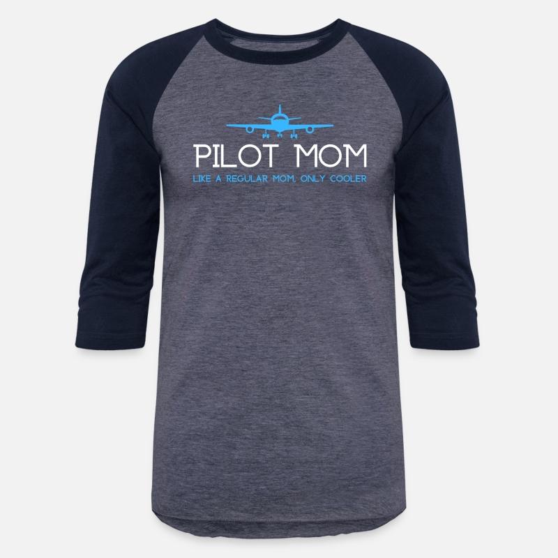 Pilot Mom Funny Cute Airplane Aviation