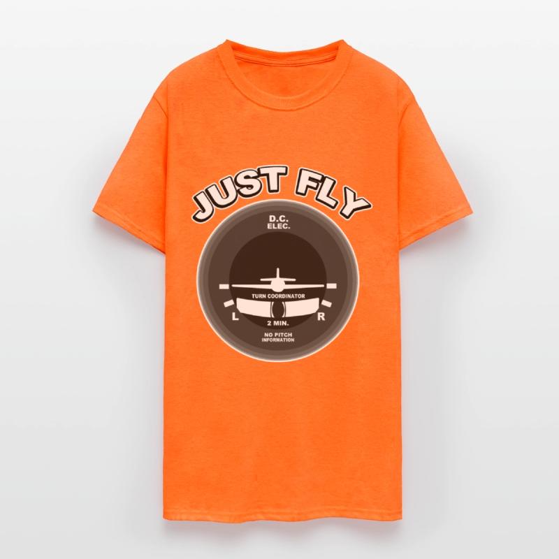 Pilot Shirt • Just Fly • Plane Gift