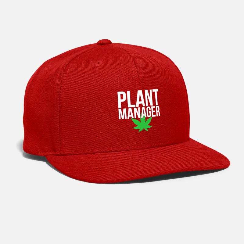 Plant Manager Marijuana Leaf Funny Weed Stoner