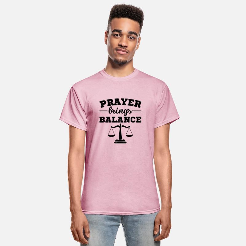 Prayer brings balans - Prayer Quote Design