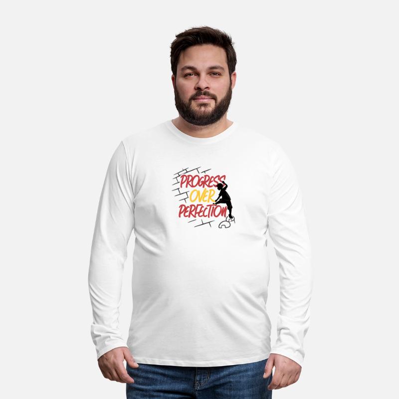 Progress Over Perfection Graffiti Quote Shirt