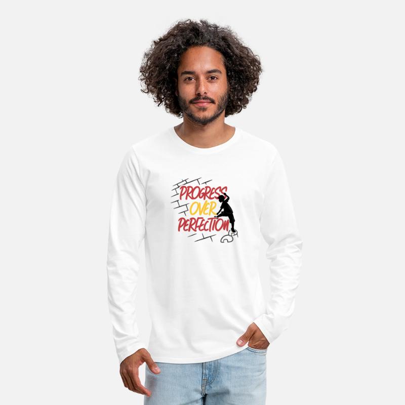 Progress Over Perfection Graffiti Quote Shirt