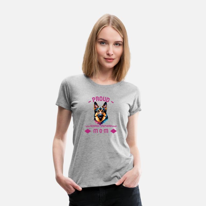 Proud german shepherd mom dog lover gift