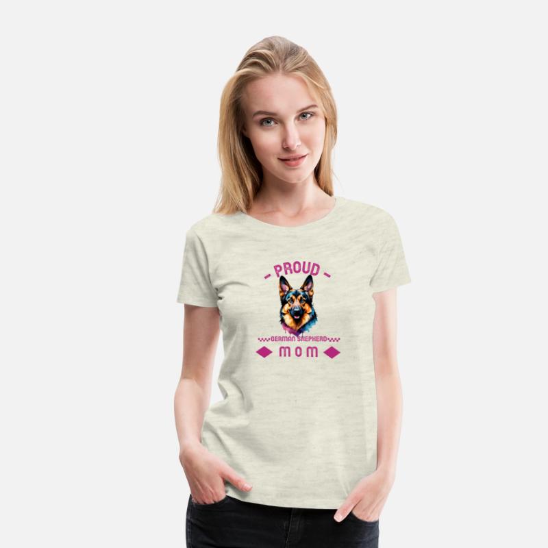 Proud german shepherd mom dog lover gift