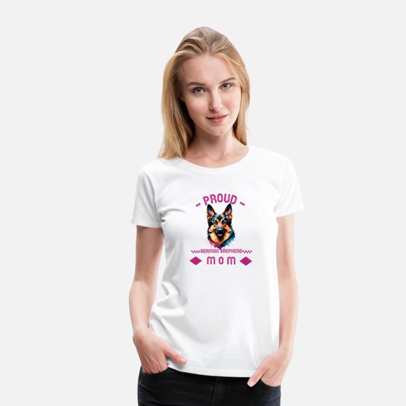 Proud german shepherd mom dog lover gift
