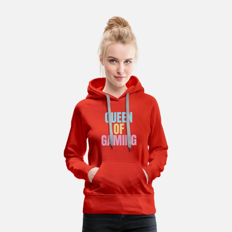 Queen of GAMING, colourful gaming slogan