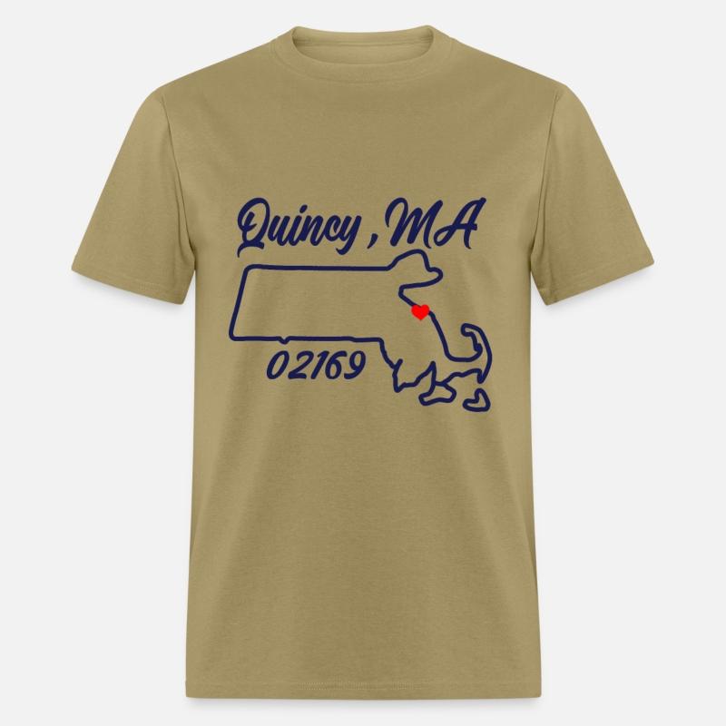 Quincy MA 02169 MASS Massachusetts Map Souvenir