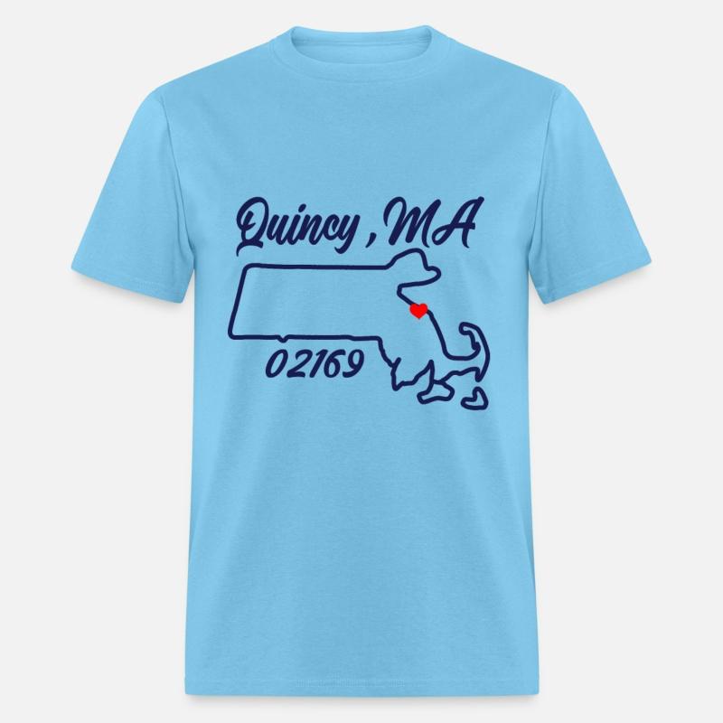 Quincy MA 02169 MASS Massachusetts Map Souvenir