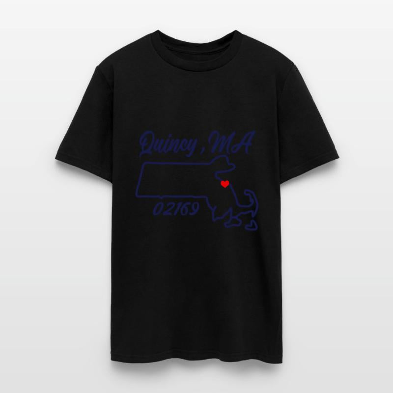 Quincy MA 02169 MASS Massachusetts Map Souvenir