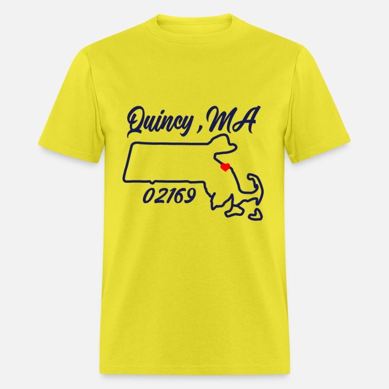 Quincy MA 02169 MASS Massachusetts Map Souvenir