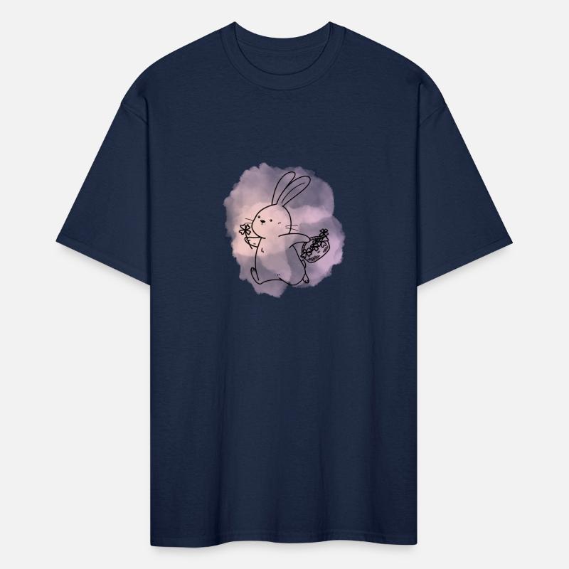 Rabbit Flower Unisex Heavy Cotton Tee