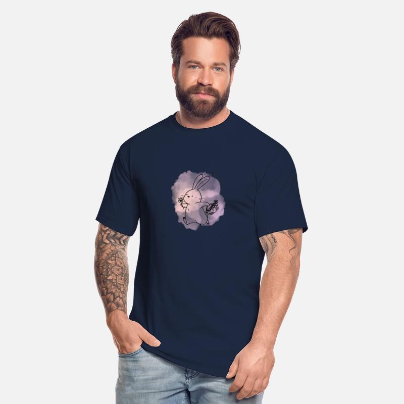 Rabbit Flower Unisex Heavy Cotton Tee