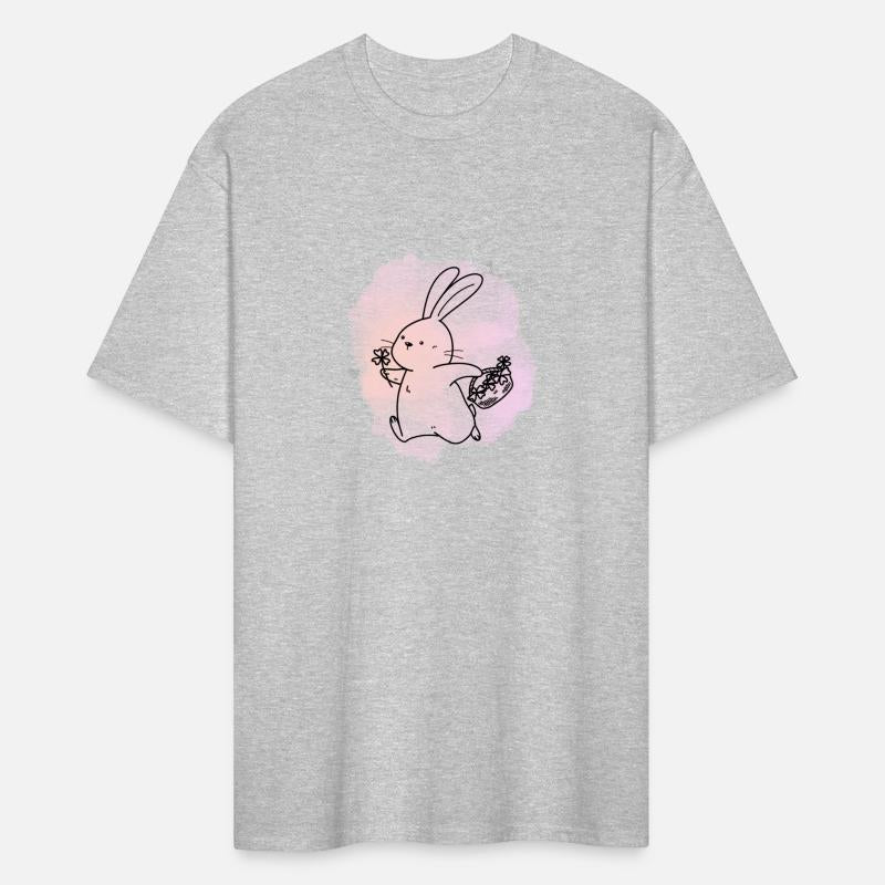 Rabbit Flower Unisex Heavy Cotton Tee