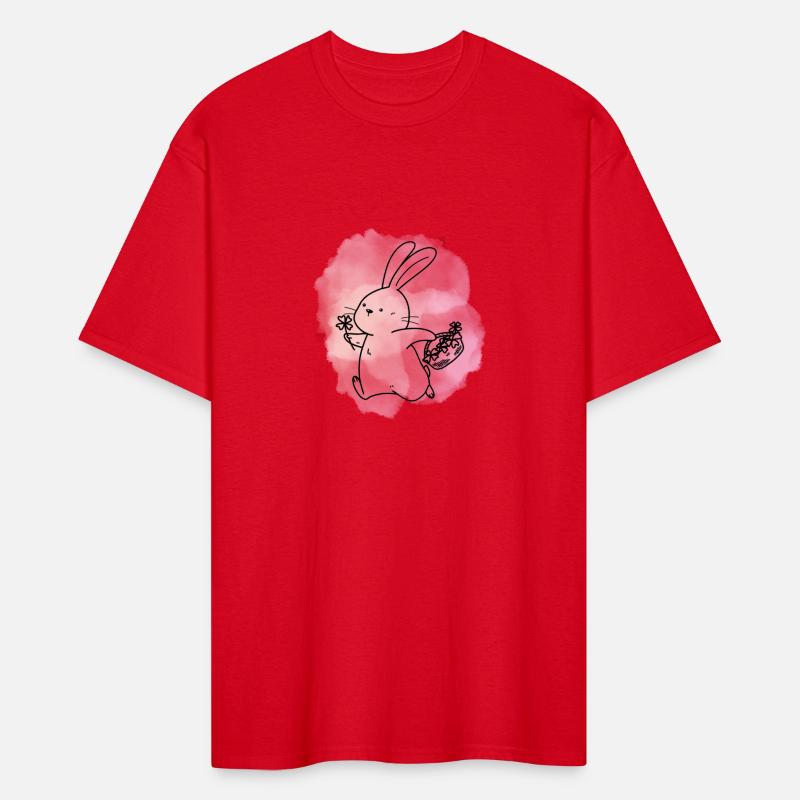 Rabbit Flower Unisex Heavy Cotton Tee