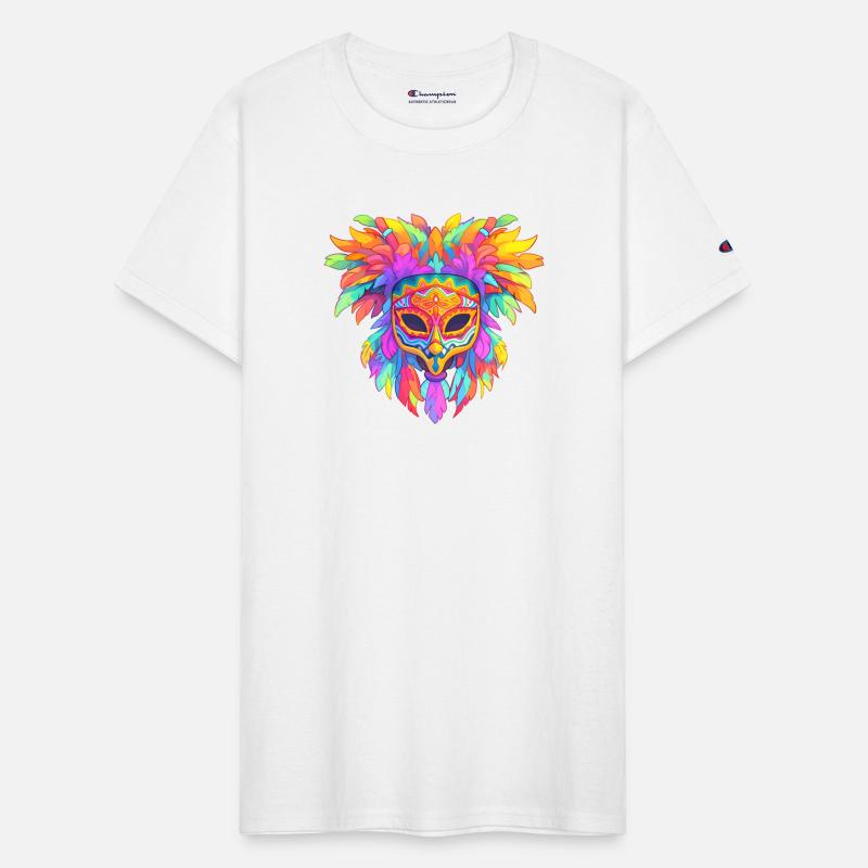 Rainbow Mardi Gras Mask