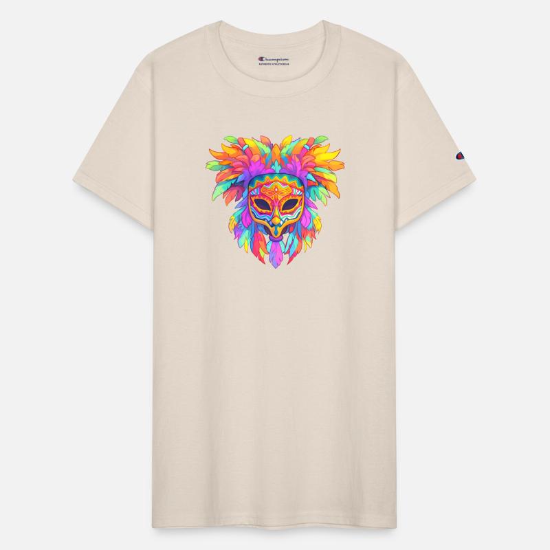 Rainbow Mardi Gras Mask