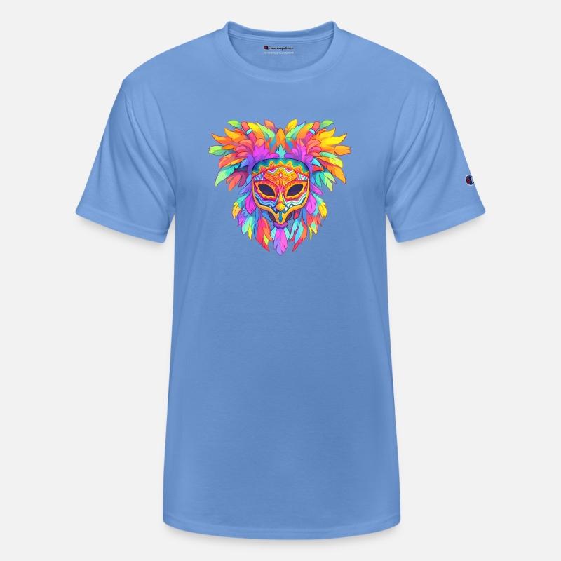 Rainbow Mardi Gras Mask