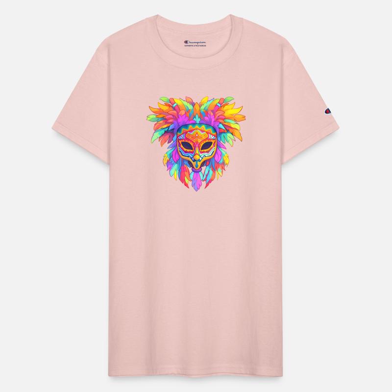 Rainbow Mardi Gras Mask