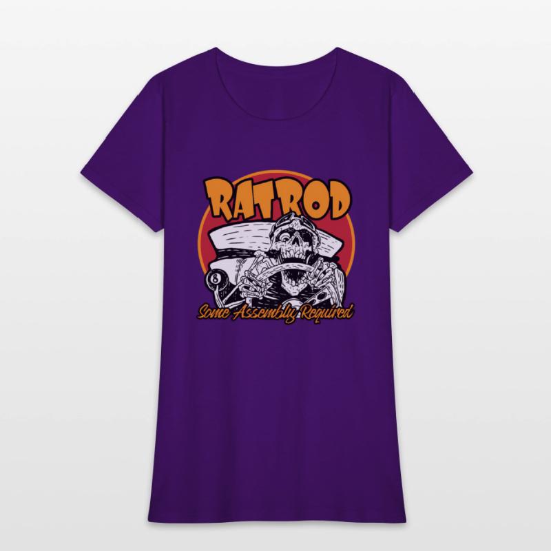 Rat Rod Some Assembly Required Print On Back
