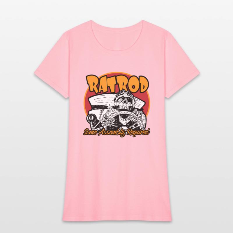 Rat Rod Some Assembly Required Print On Back