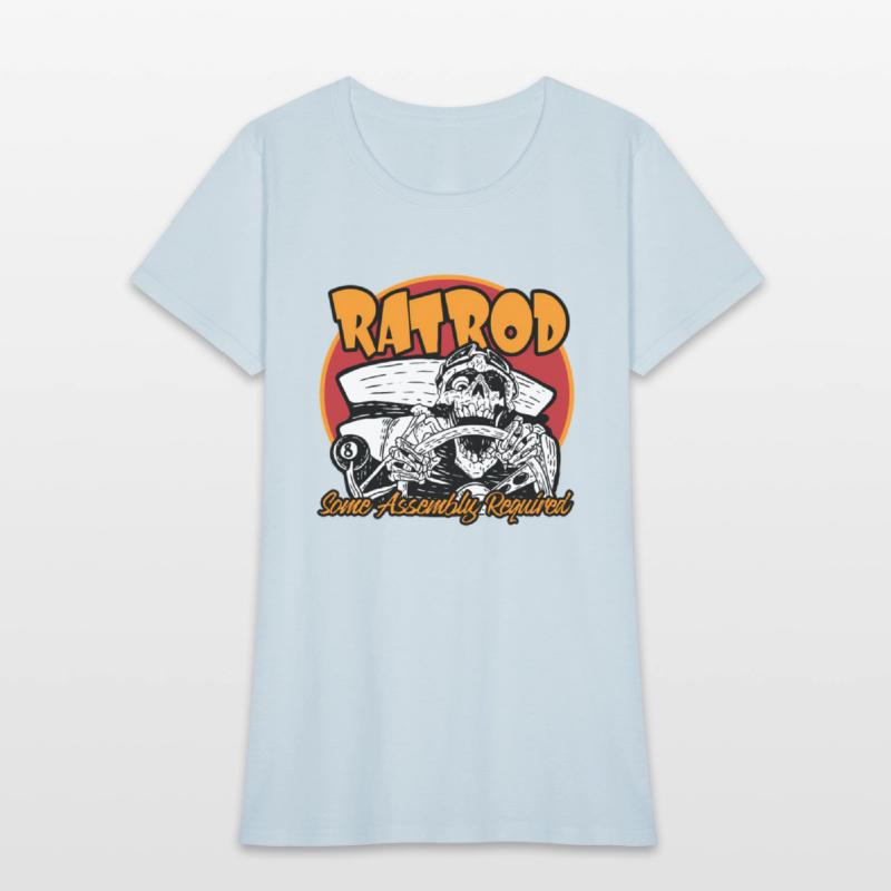 Rat Rod Some Assembly Required Print On Back